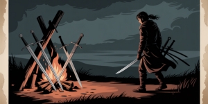 7 de Espadas Tarot – Significado Más Allá del Engaño 
